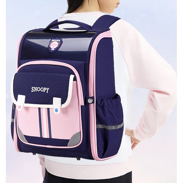 SNOOPY 史努比 儿童护脊双肩背包 粉色 124元包邮（双重优惠）