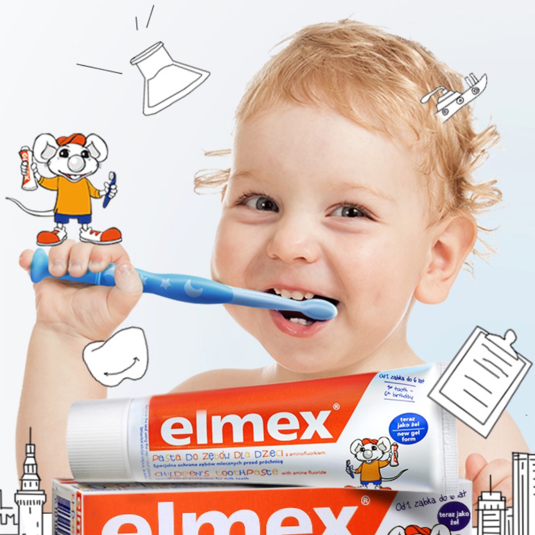 Elmex 艾美适 0-6岁儿童牙膏50ml/61g进口含氟宝宝防蛀 1件装 29.2元（需用券）
