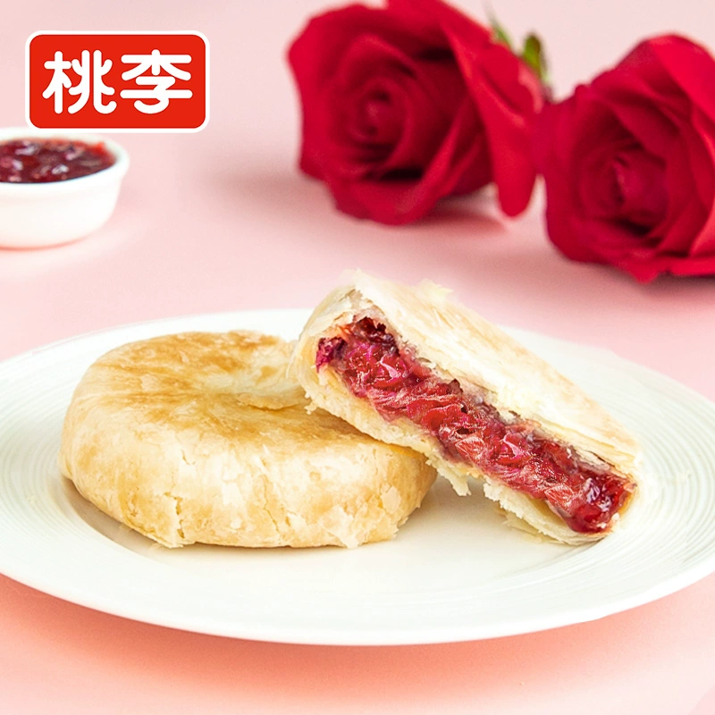 云南特产！桃李 玫瑰鲜花饼 8枚/400g ￥16.8