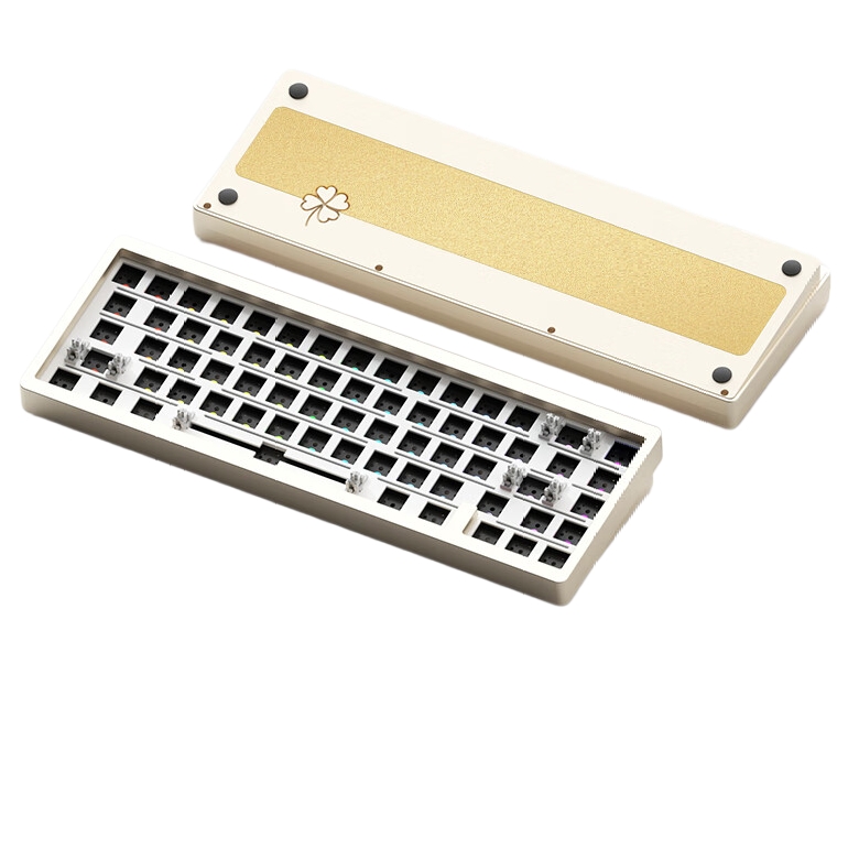 12日20点：WEIKAV 维咖 lucky65 三模机械键盘 铝坨坨 65配列 套件 RGB 259元包邮（