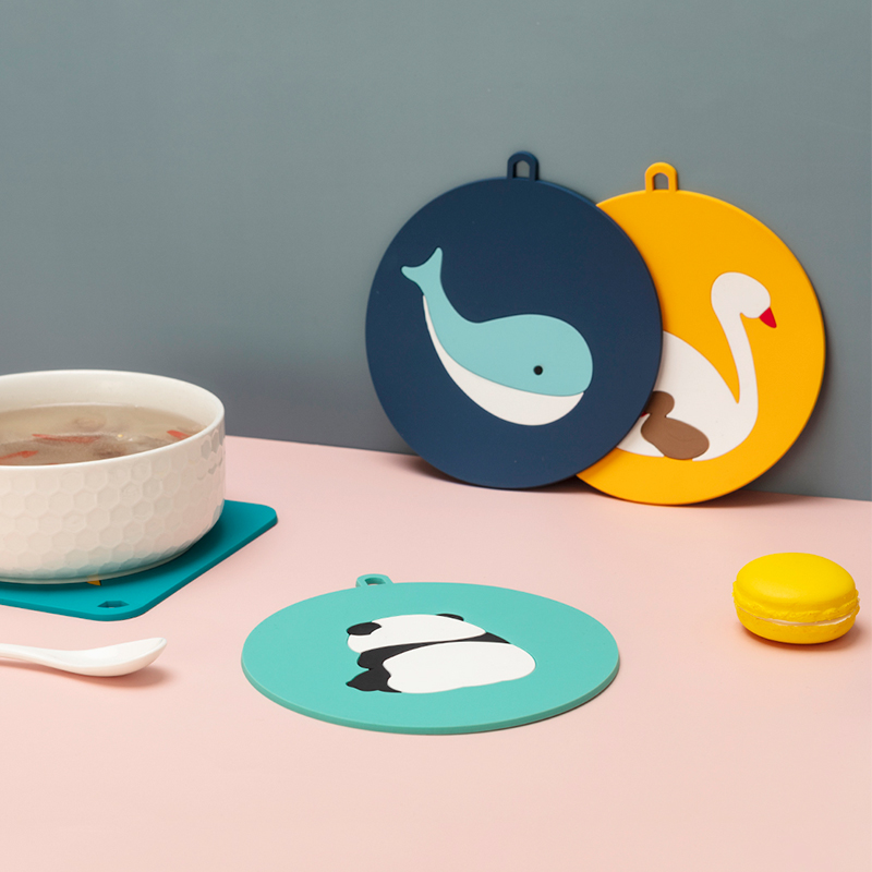 foojo富居卡通杯垫隔热垫餐桌垫砂锅垫碗垫防烫垫圆形大号4只装2556元