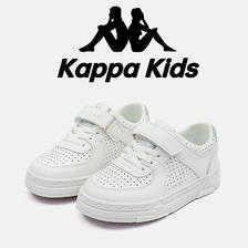 百亿补贴：Kappa Kids 童鞋2024年春夏中大童校园小白鞋镂空百搭男女童板鞋 99