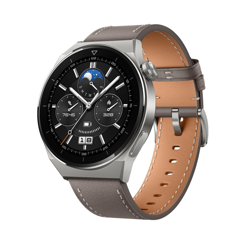 华为 HUAWEI WATCH GT 3 Pro华为手表智能手表心脏健康时尚款灰色男女 1156.48元（