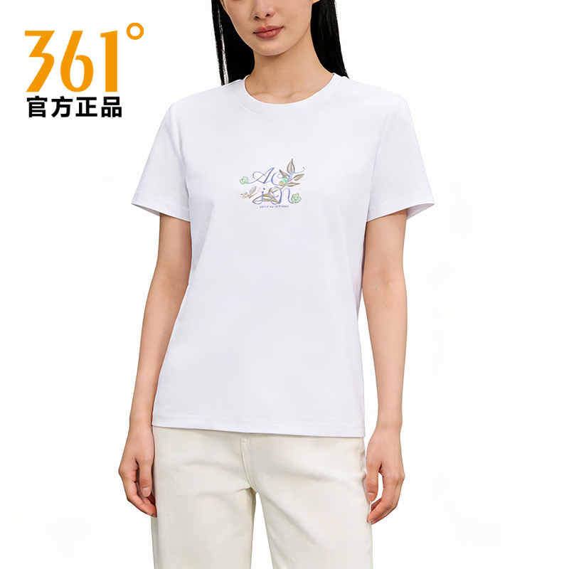 361° 女款短袖运动T恤 662524106 49.9元