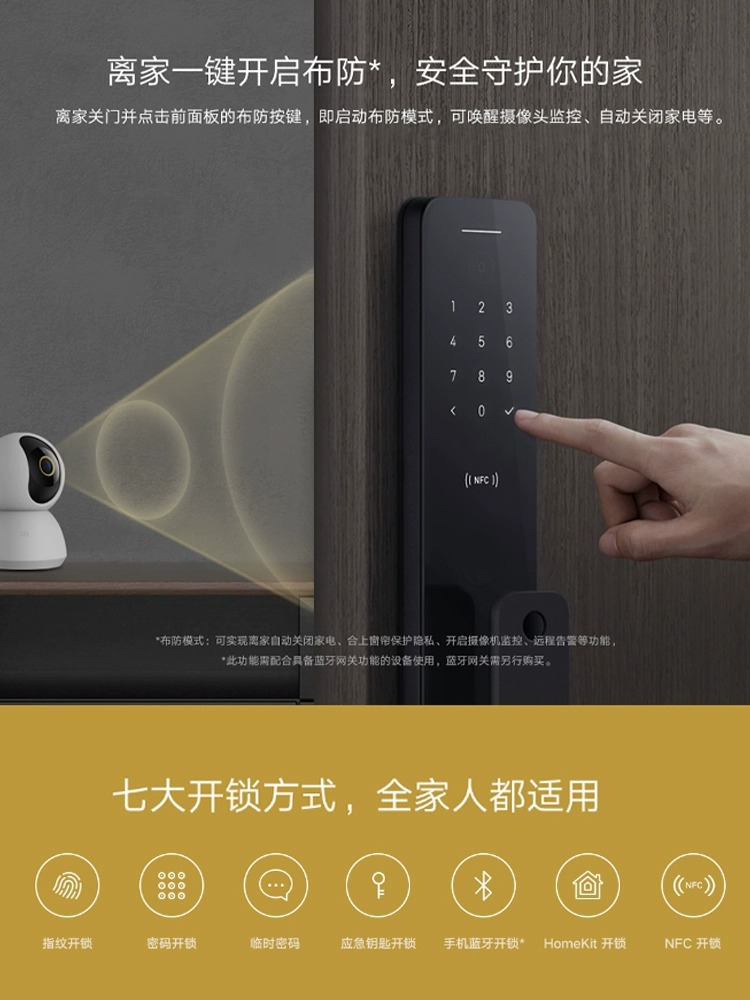 88VIP：Xiaomi 小米 指纹锁全自动智能门锁 950元