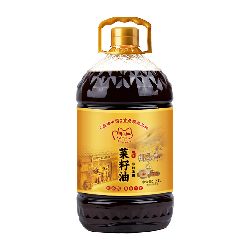 开门红 川蜀纯菜籽油 2.618L（5斤装） 34.7元（需用券）