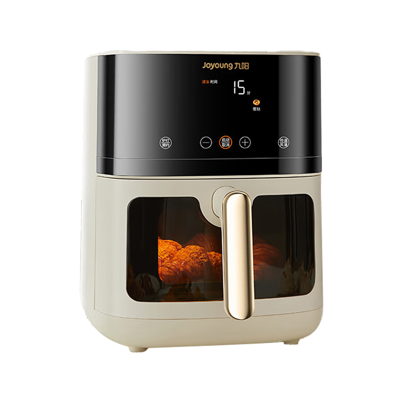 九阳 空气炸锅 炎烤 不用翻面 双热源上下加热 家用6.5L大容量多功能 265.78元