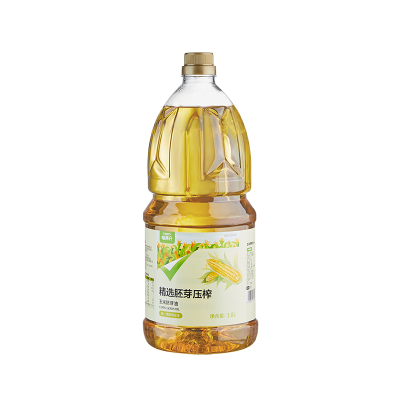 88VIP：喵满分 精选胚芽压榨 玉米胚芽油 1.8L 26.5元