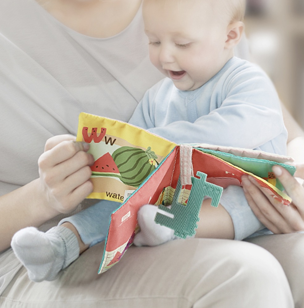 babycare 婴儿玩具布书儿童玩具撕不烂可水洗宝宝布书儿童节礼物 6本装 69元