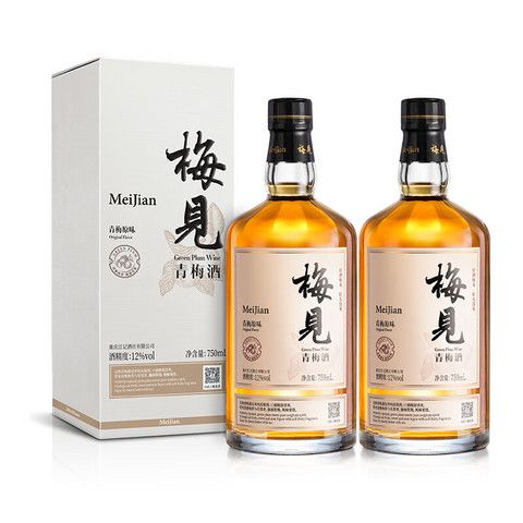 MeiJian 梅见 青梅酒 12%vol 750ml*2瓶 双瓶装 86.46元（需用券）