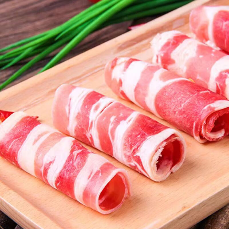 原切雪花牛肉卷2斤 44.5元（需买2件，需用券）