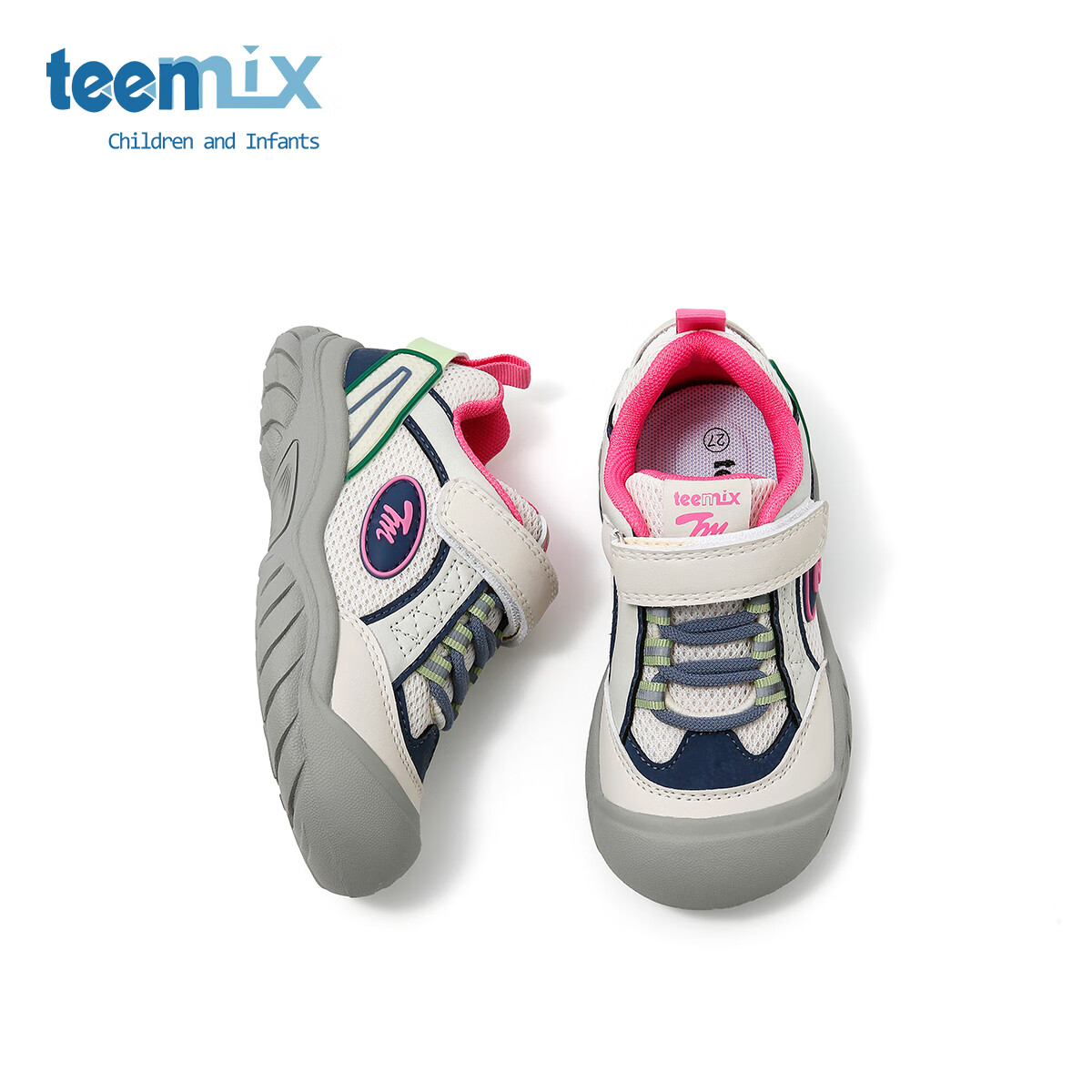 天美意 运动春季登山老爹鞋 米色 30 99元（需用券）