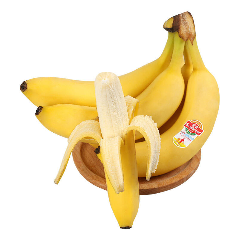 Goodfarmer 佳农 进口大把香蕉1.2kg装 家庭装 生鲜水果 源头直发 一件包邮 19.5元