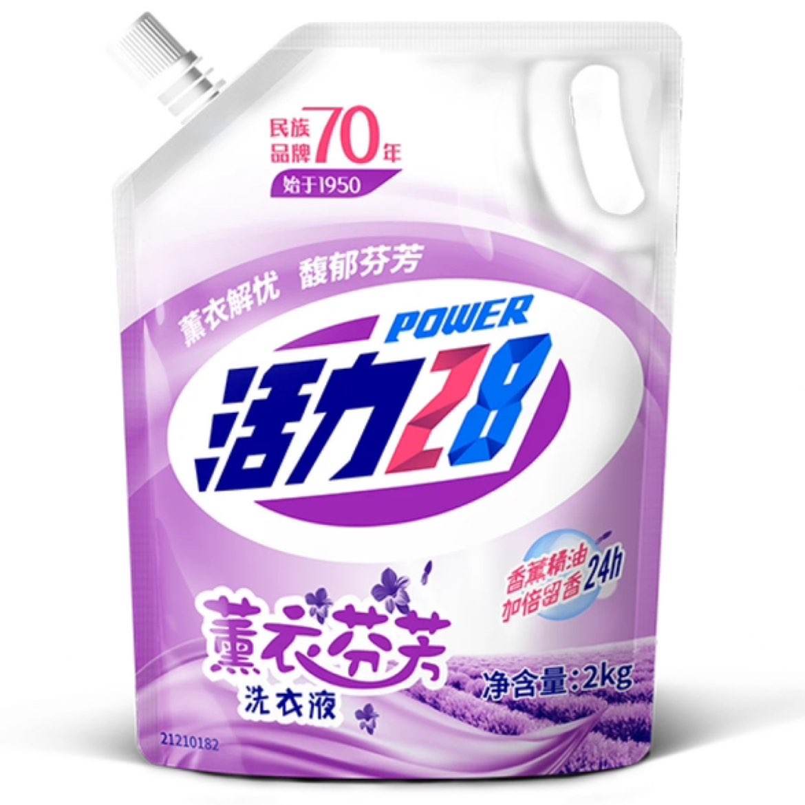 活力28 洗衣液 2kg/袋 6.48元