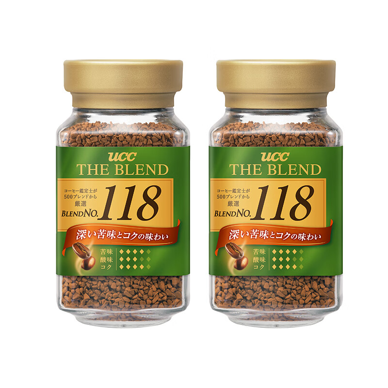 UCC 117黑咖啡粉多瓶装 118两瓶180g(25.5生产) 62元