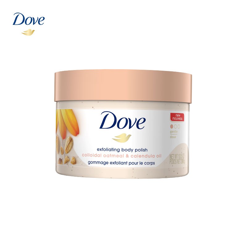 PLUS会员：多芬（Dove）金盏花胶态燕麦身体磨砂膏 298g*2件 56.3元（需用券，PL