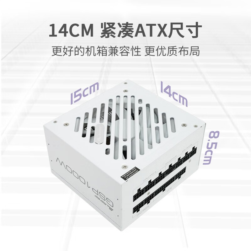 ALmordor GSP1000W 金牌（90%）全模组ATX电源 1000W 479.05元（需用券）