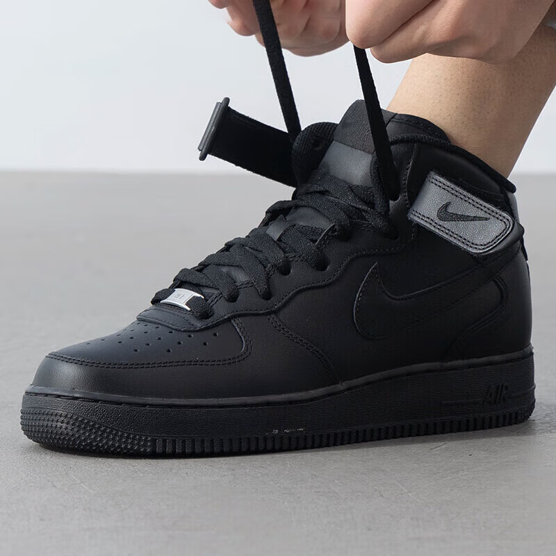 NIKE 耐克 Air Force 1 Mid '07 男子休闲运动鞋 CW2289-001 黑色 482元（需用券）