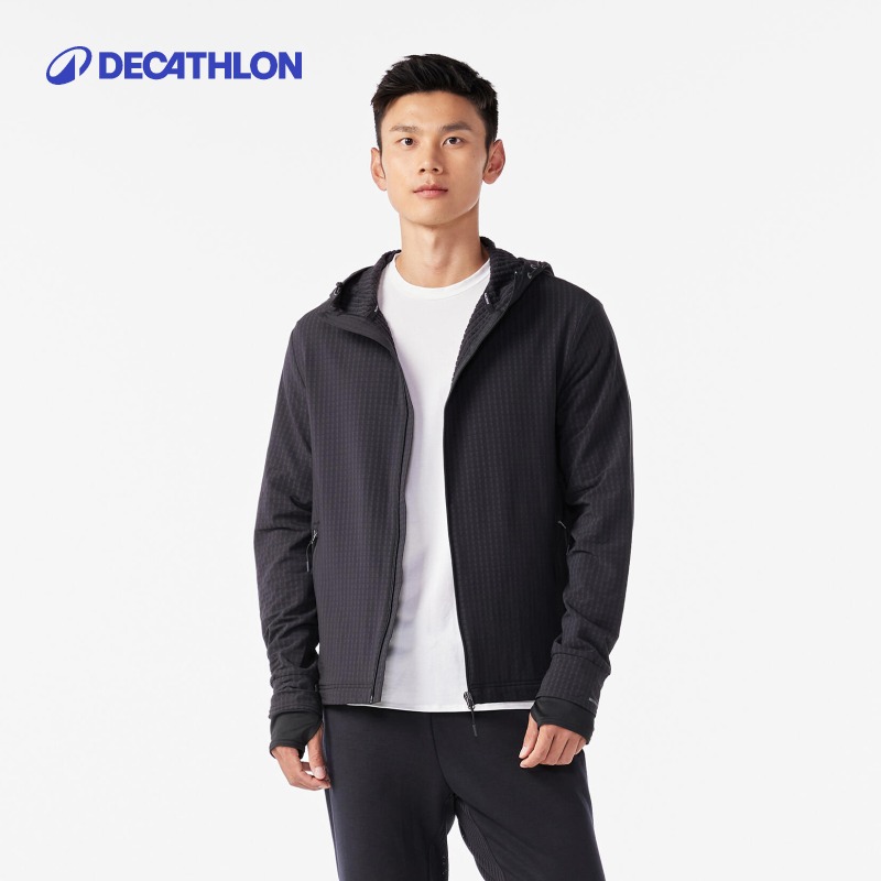 DECATHLON 迪卡侬 男款华夫格运动夹克 330425SAX1 219.9元包邮（需用券）