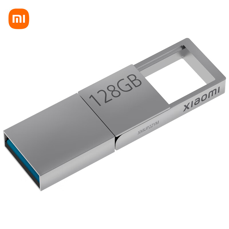 小米 Xiaomi MI 小米 128GB USB3.2Gen1 Type-C U盘 银色150MB/s 金属材质双接口手机电脑