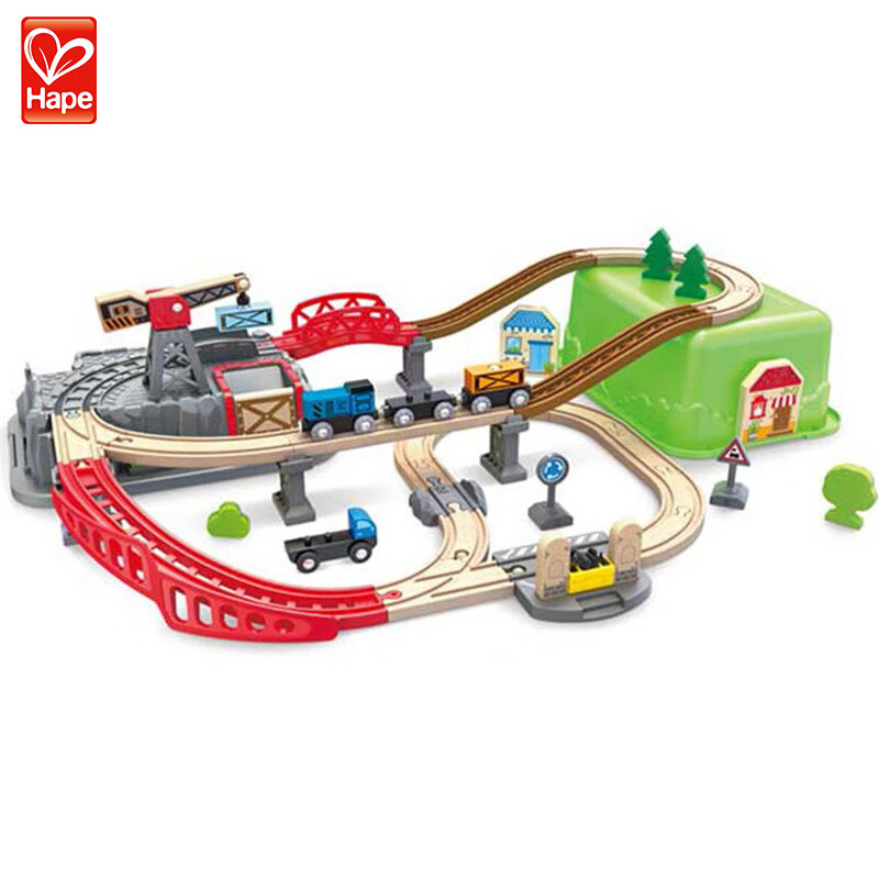 PLUS会员：Hape 小火车轨道小镇运输玩具 E3764 149元（需用券）