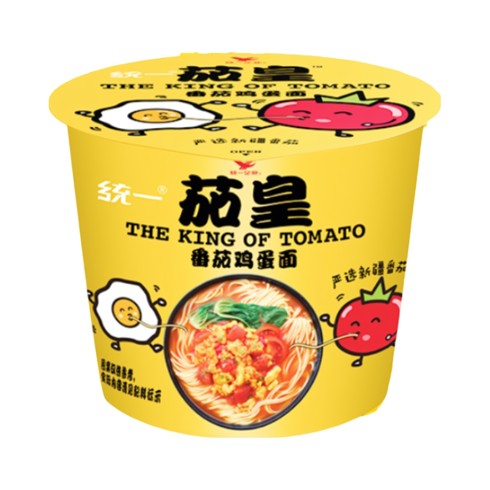 统一 茄皇鸡蛋面桶面 泡面 方便面 速食 120g/桶