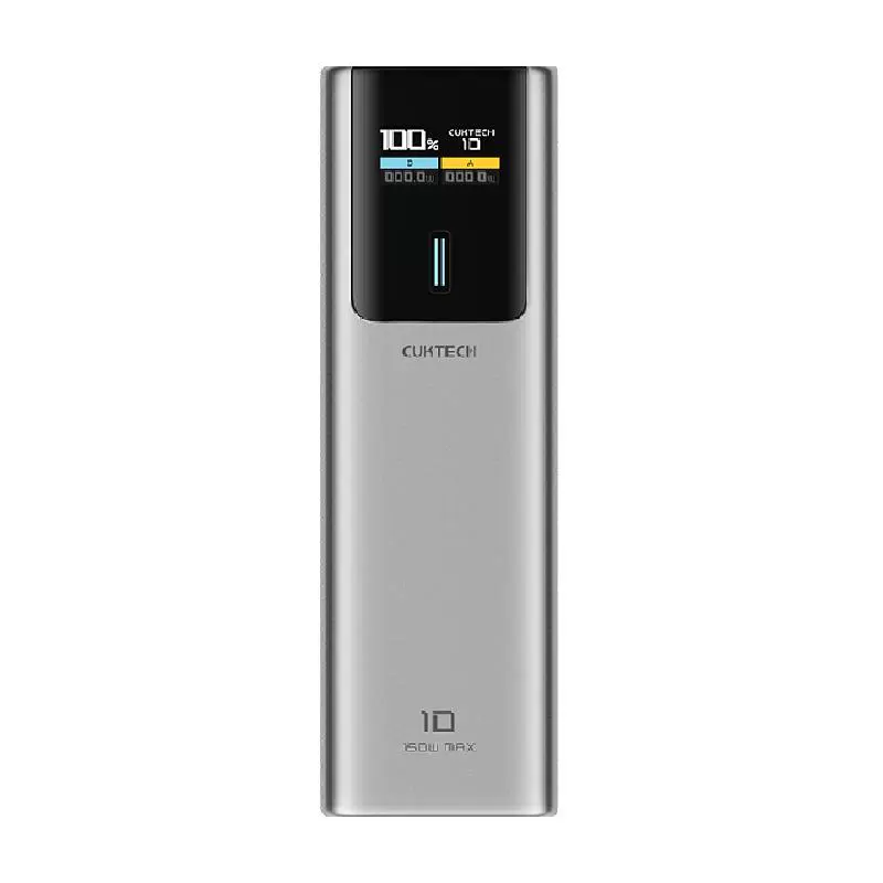 酷态科 CukTech PB100P 10号超级电能棒 移动电源 金属灰 10000mAh Type-C 150W ￥143.64