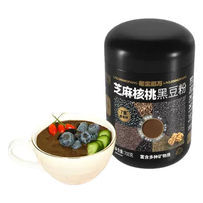 老金磨方 黑芝麻核桃黑豆粉 1200g 39.8元（需领券）