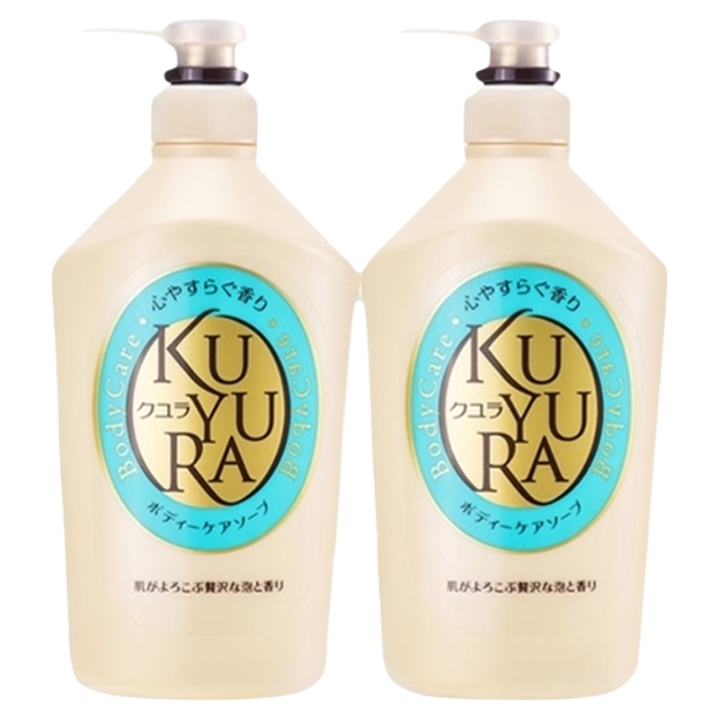 KUYURA 可悠然 美肌沐浴露 恬静清香型550ml*3 ￥84