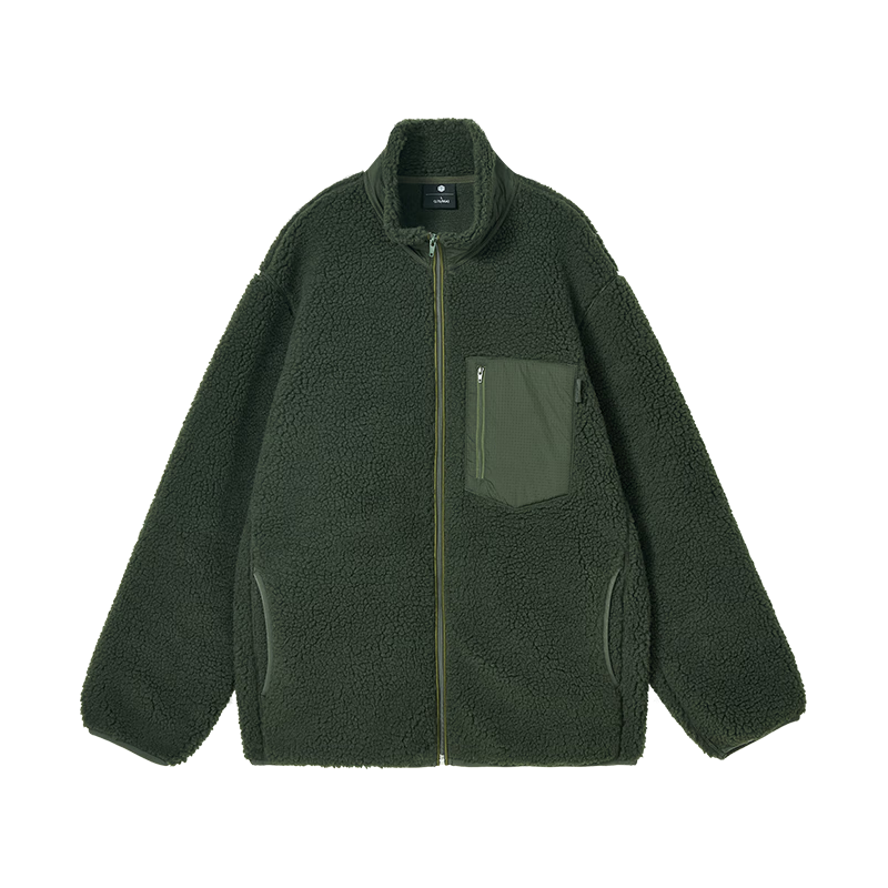 京东京造 男士羊羔毛冬季夹克 宽松加厚情侣款 109.5元（需用券）