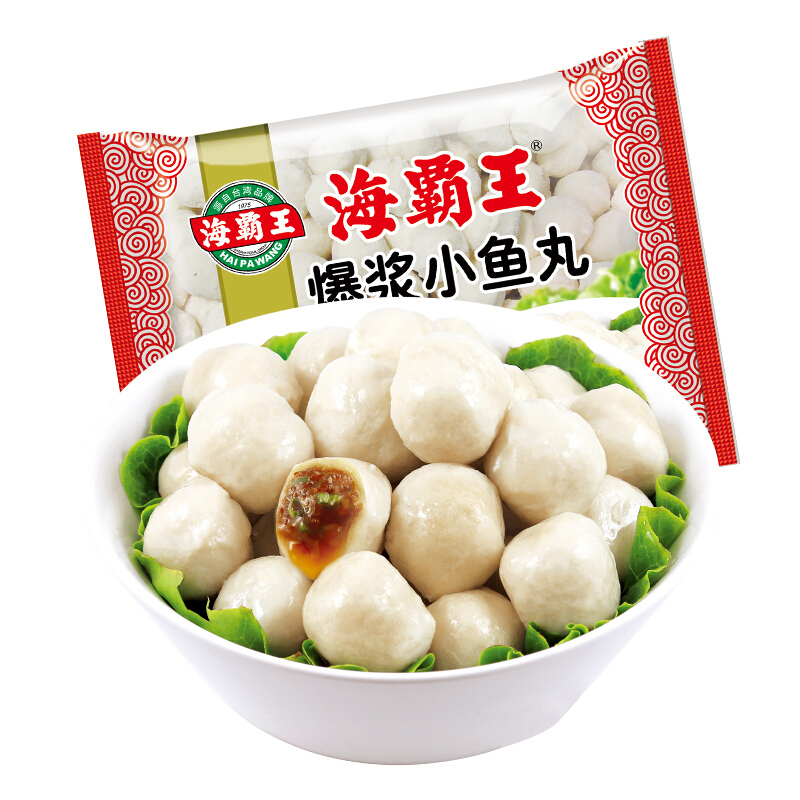 海霸王 爆浆小鱼丸 500g（任意选6件） 11.35元（需用券）