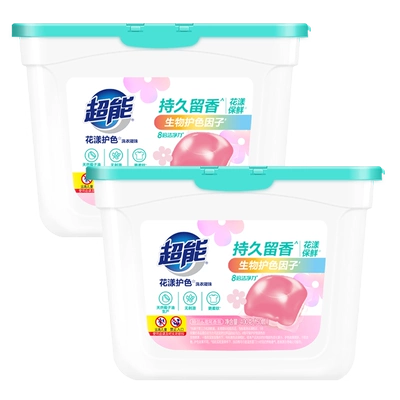 超能护色100颗体验水400g×2盒 25.4元（需领券）