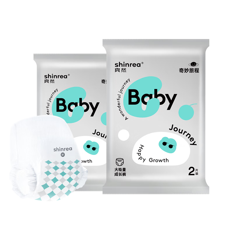 爽然 奇妙旅程 拉拉裤 L码 4片 0.9元