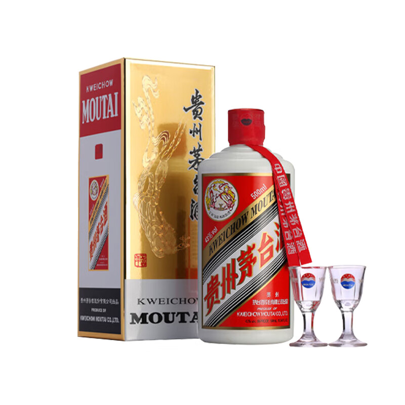茅台 飞天 酱香型白酒 贵州经典名酒 纯粮酿造整箱 礼品收藏自饮 43度 500mL 1瓶 758元 - 清风线报