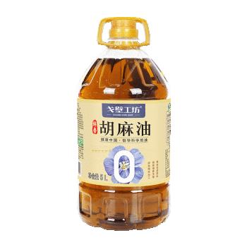 戈壁工坊 亚麻籽油 冷榨一级 0反式脂肪酸 5L 桶装 79.3元 包邮（需领券）