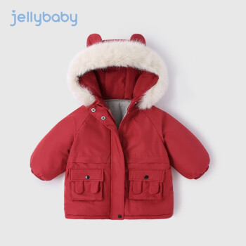 JELLYBABY 女童兔耳帽棉衣棉服外套 ￥159