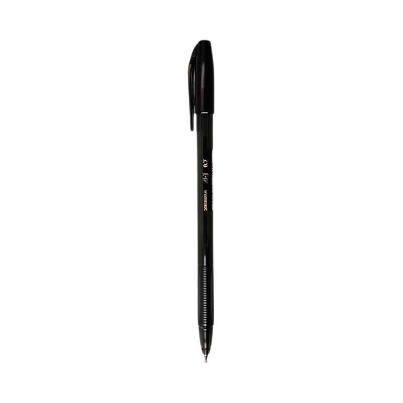 ZEBRA 斑马牌 真心系列 ID-A100 拔帽圆珠笔 黑色 0.7mm 单支装 1.85元