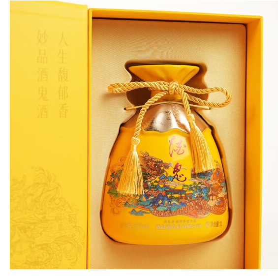 酒鬼 52度馥郁香型白酒 1000mL 1坛装 封印龙年生肖纪念 498元（需用券）