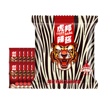 虎邦 蒜蓉辣酱 30g*4杯 4.89元（需用券）