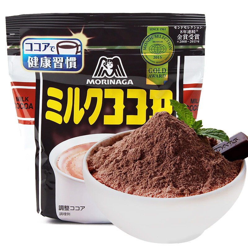 Morinaga 森永 牛奶熟可可粉热巧克力300g*2袋 效期至24年5月 29元（需用券）