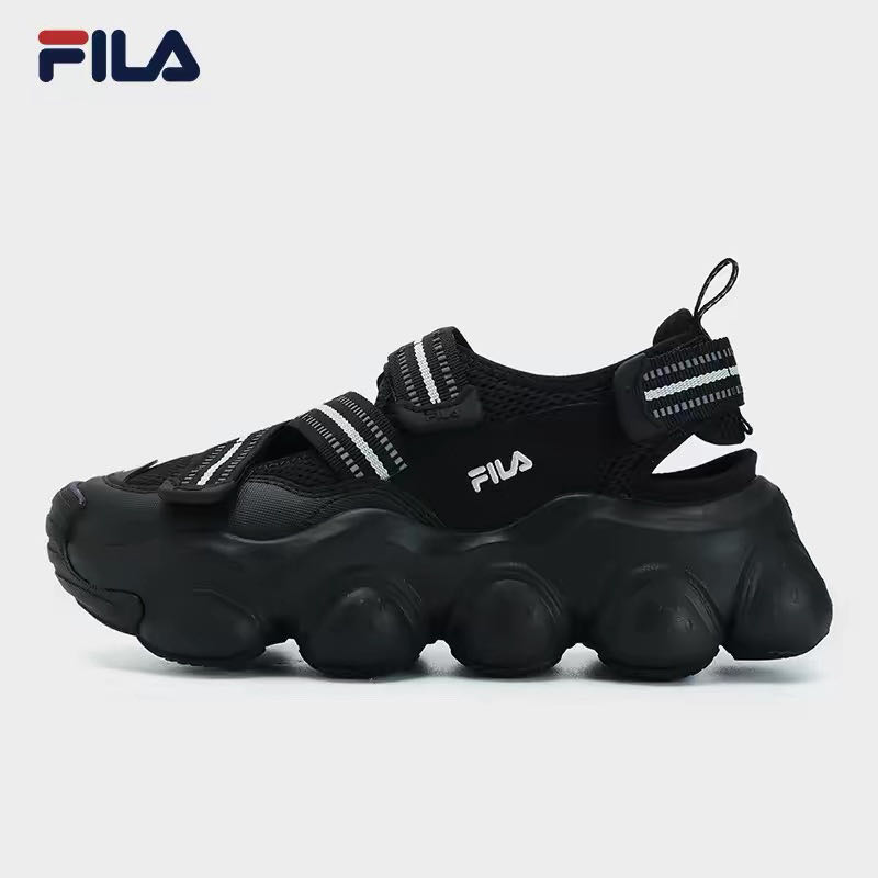 FILA 草莓凉鞋|FILA斐乐女鞋玛丽珍运动凉鞋夏季厚底增高凉拖沙滩鞋子 281.5元