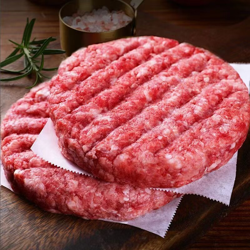 澳洲和牛原切M5牛肉饼100g*5片（无添加 更健康） 34.5元
