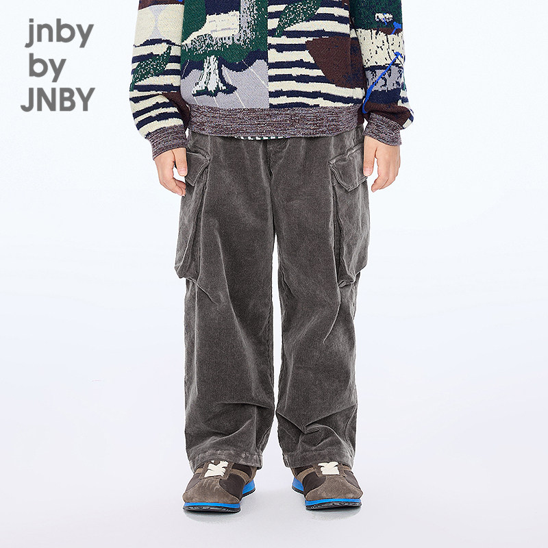 移动端：jnby by JNBY [秀场同款]江南布衣童装休闲宽松长裤工装裤时尚秋男童j