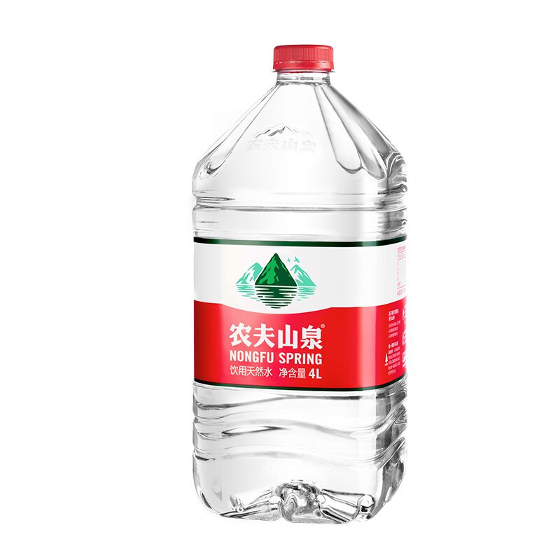 NONGFU SPRING 农夫山泉 饮用水 饮用天然水4L*4桶 整箱装 桶装水 24.79元（需用券