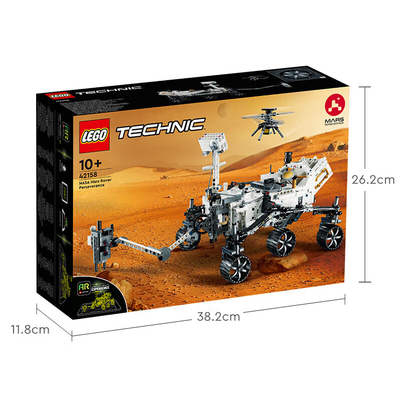 LEGO 乐高 机械组系列 42158 NASA“毅力号”火星探测器 456.39元