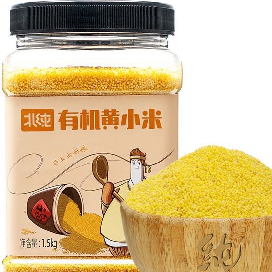 BeiChun 北纯 有机黄小米 1.5kg 25.11元