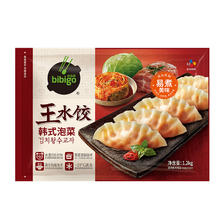 bibigo 必品阁 王水饺 韩式泡菜 1200g 约48只 28.6元（需买5件，需用券）