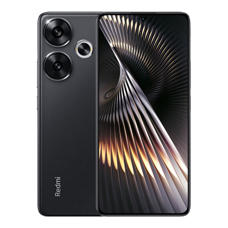 plus会员:小米Redmi Turbo 3 第三代骁龙8s 小米澎湃OS 16+512 墨晶 AI功能 红米5G手