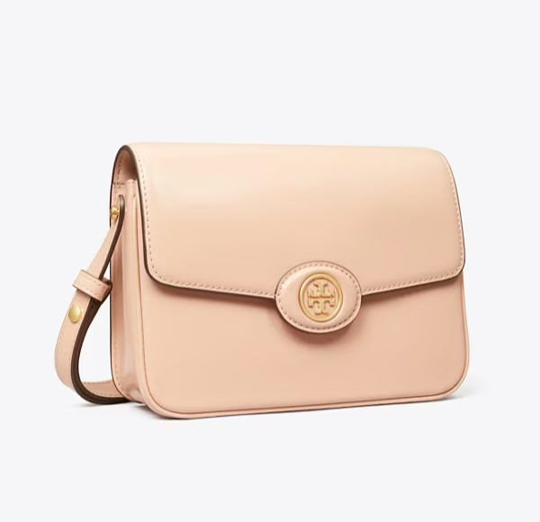 Tory Burch Robinson Spazzolato 裸粉色豆腐包 4.3折 $171.75（约1257元）