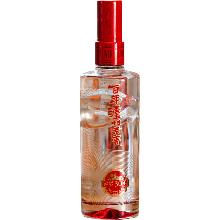 泸州老窖 窖龄30年 浓香型 &白酒 52度 250ml单瓶装 92元